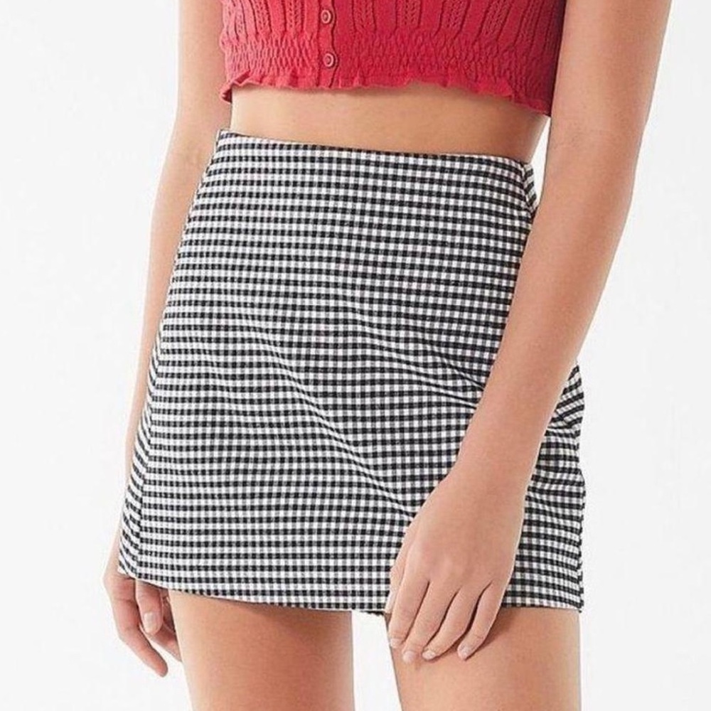 Urban Outfitters Gingham Mini Skirt